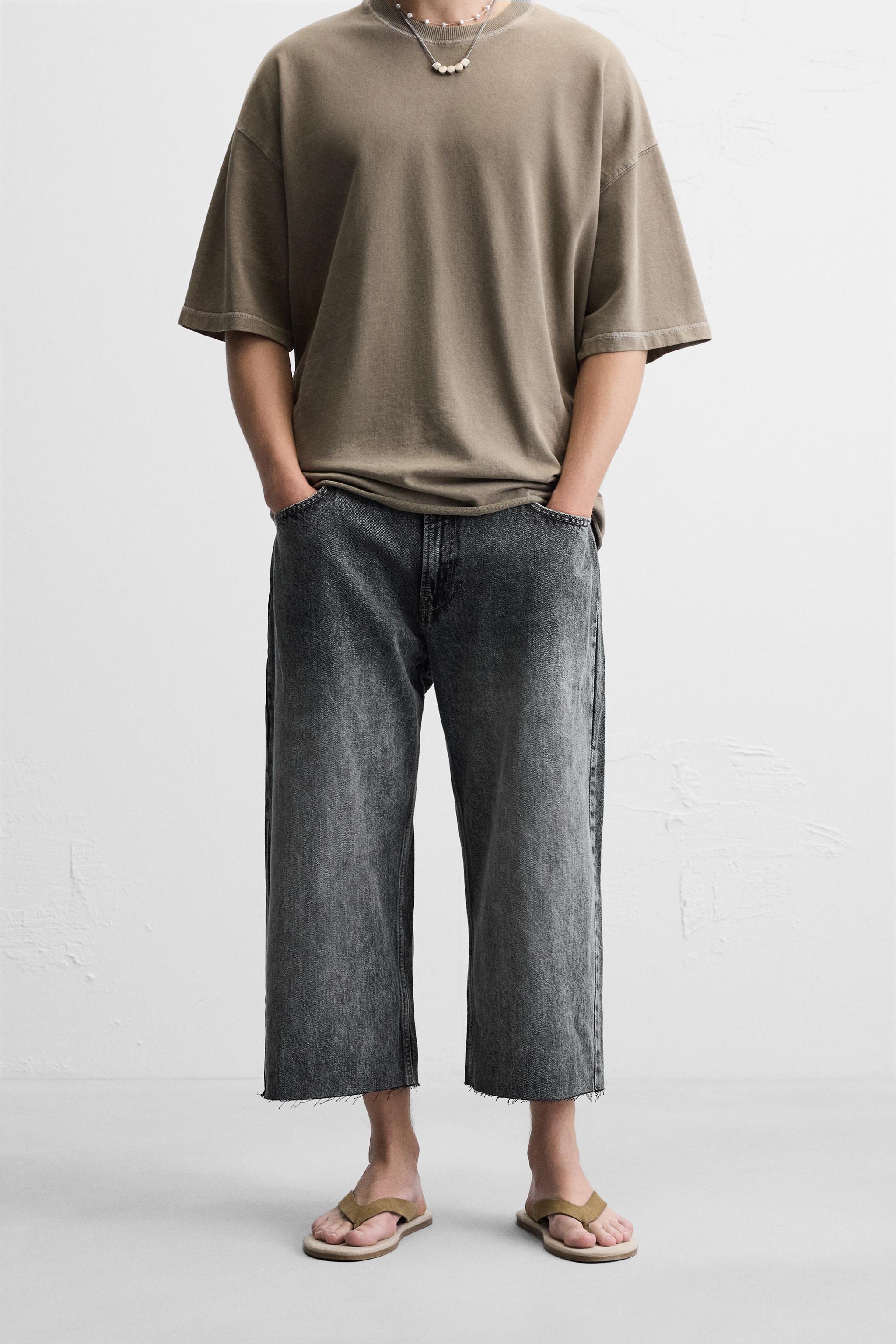 BAGGY FIT JORTS - Light blue | ZARA United States