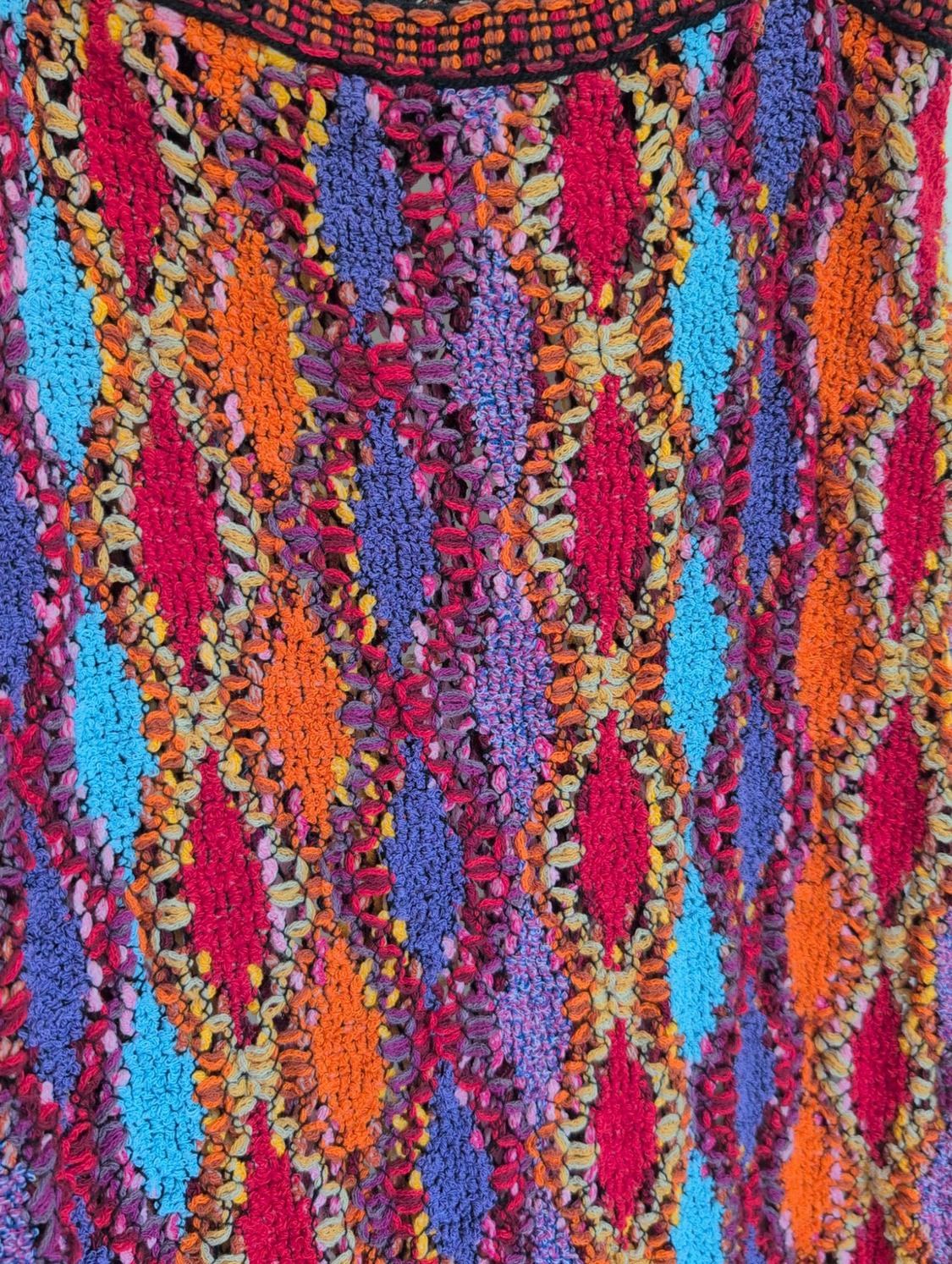 FRINGED KNIT MIDI DRESS - Image 5