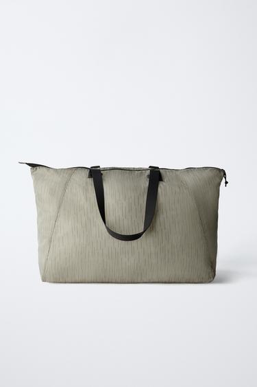 EXPLORER FOLDABLE TOTE BAG - Taupe Grey by Zara - Image 4