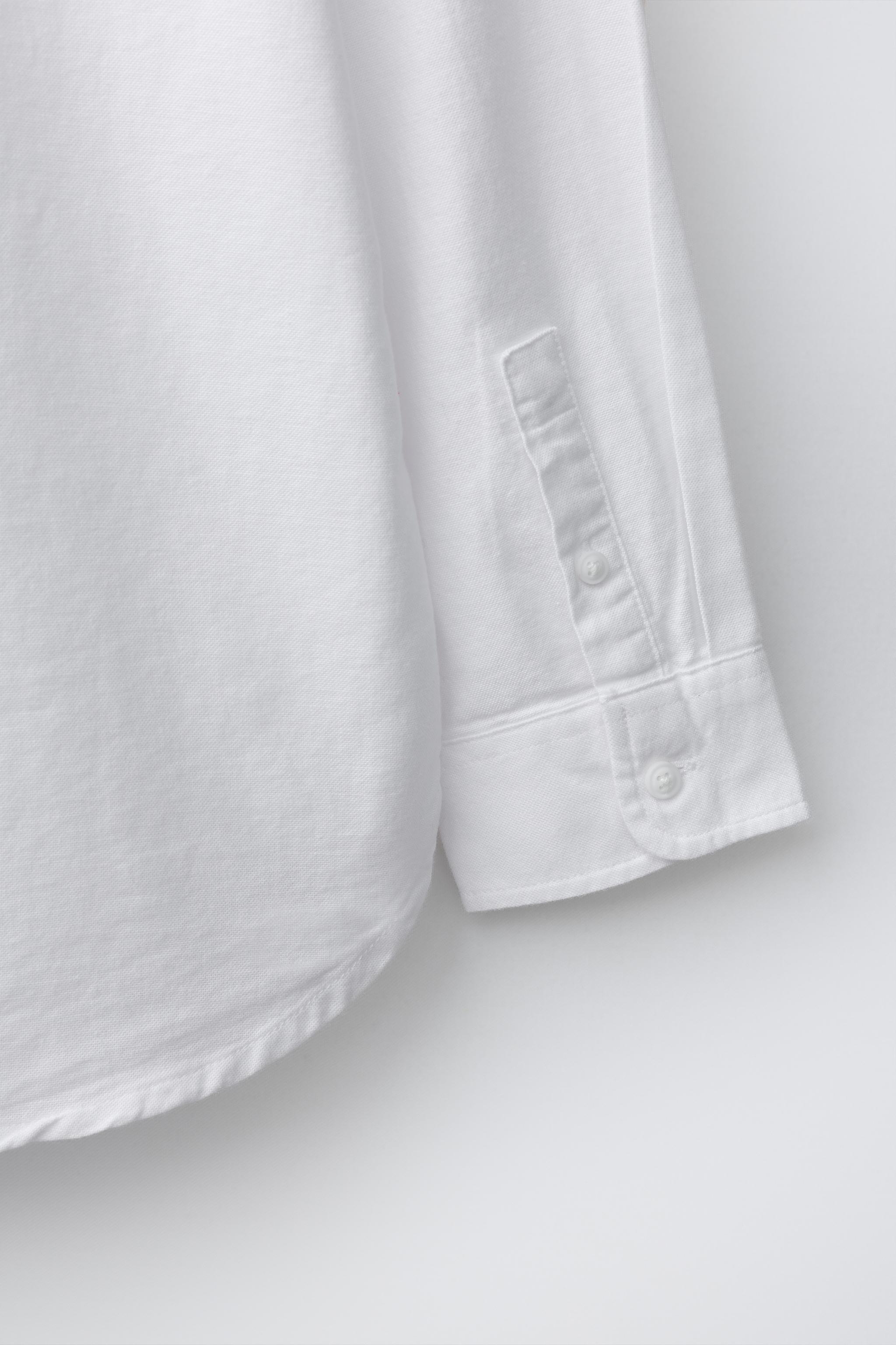 Zara SOLID OXFORD SHIRT — фото 4