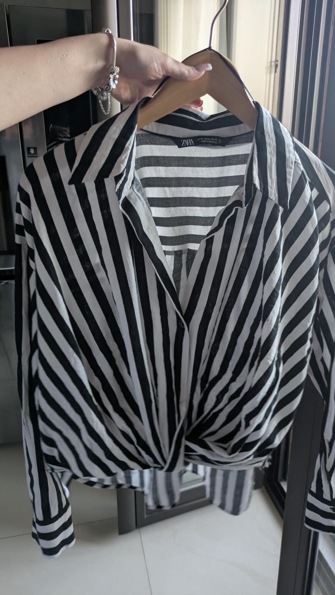 STRIPED LINEN BLEND SHIRT - Image 6