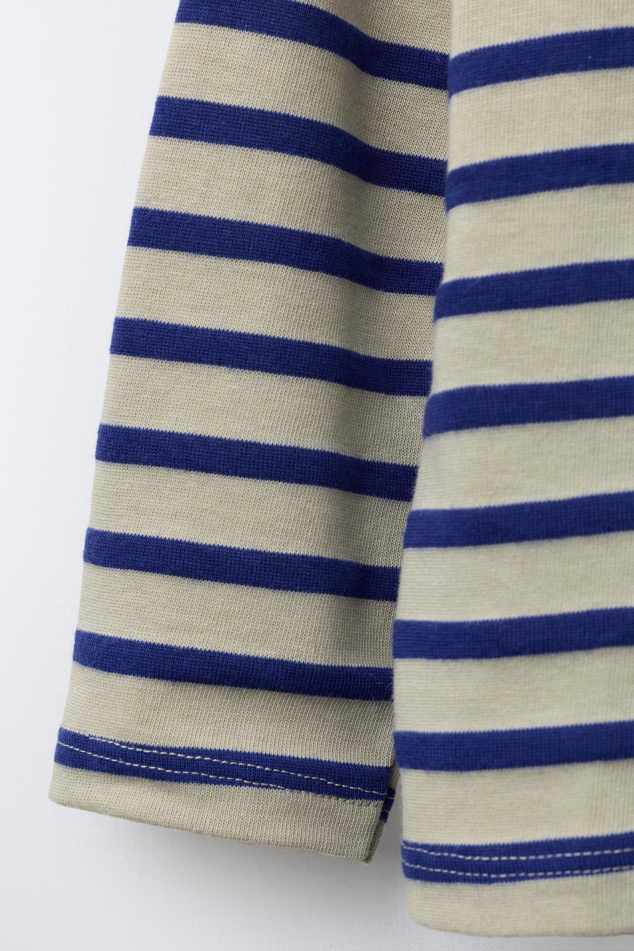 STRIPED PATCH T-SHIRT