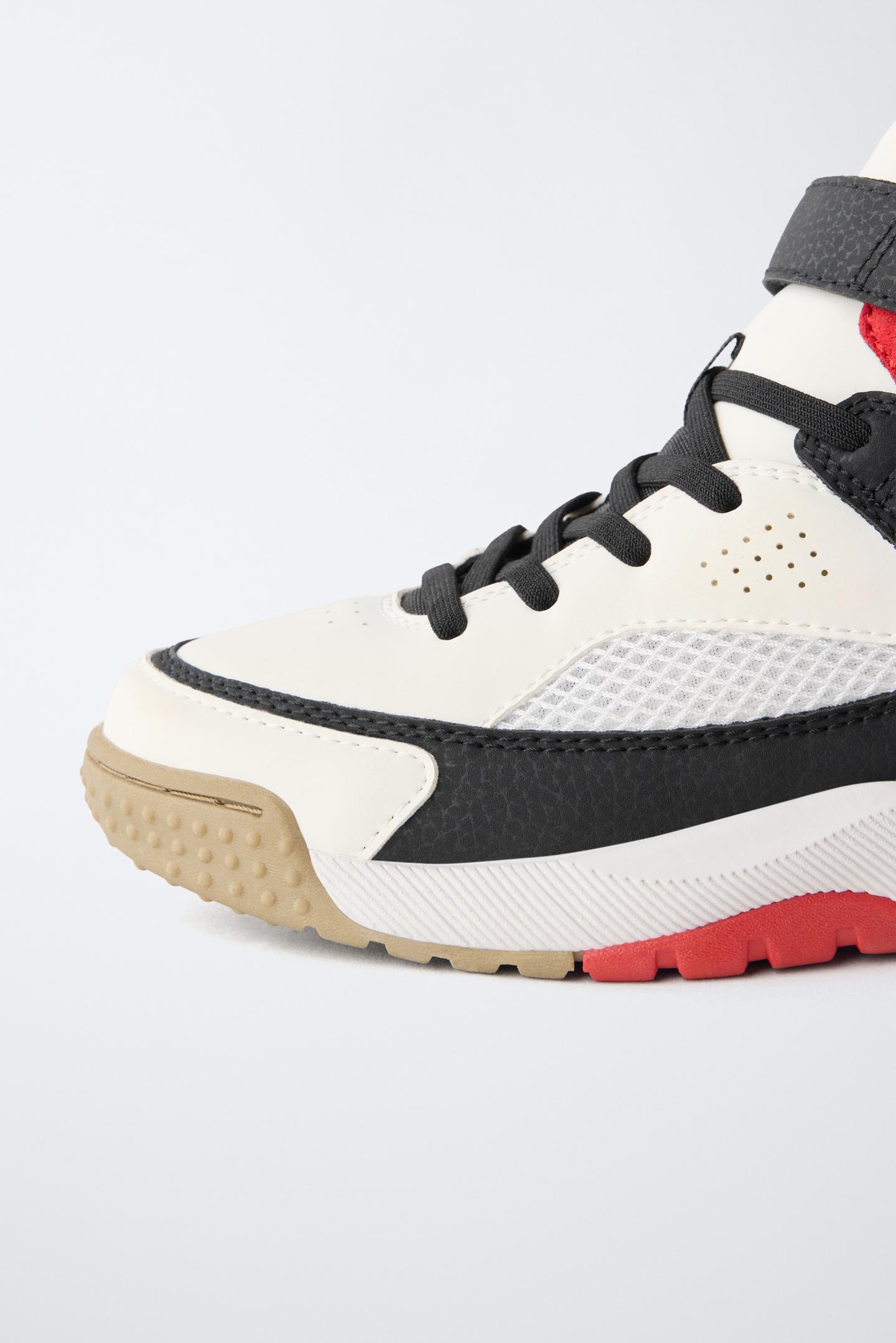 Детские ботинки Zara Multicolor Sporty Ankle, цвет: Синий — фото 4