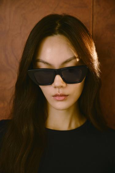 CATEYE SUNGLASSES - Black by Zara