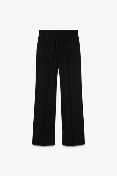 ZW COLLECTION SIDE STRIPE TROUSERS - Black by Zara - Image 5
