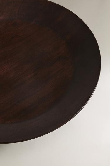 WOODEN SERVING DISH - Brown by Zara - Image 2