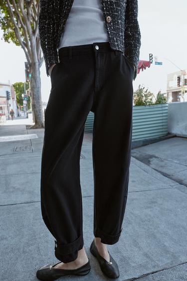 ДЖИНСИ Z1975 BALLOON FIT ІЗ СЕРЕДНЬОЮ ПОСАДКОЮ - Чорний Zara