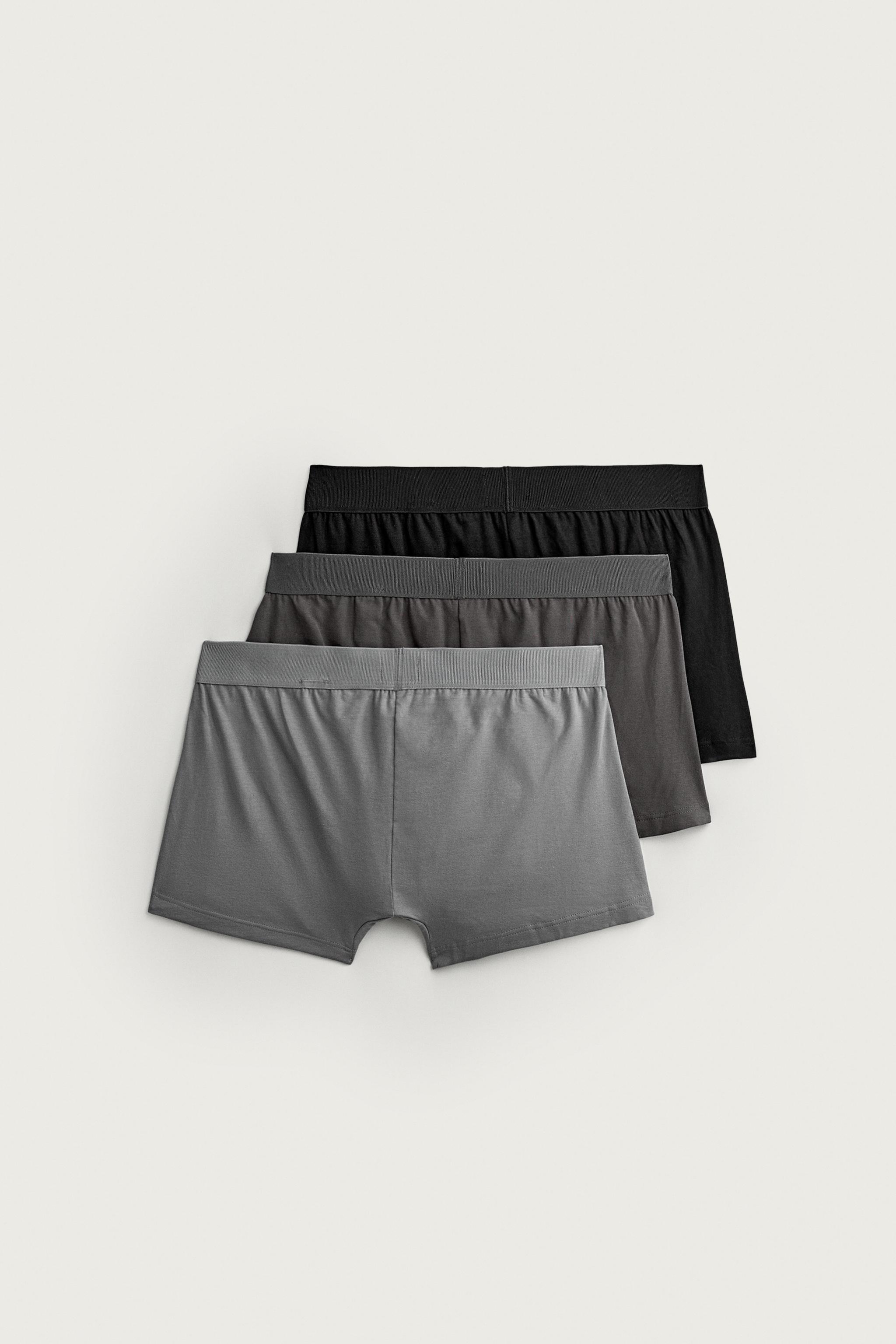 RIB BOXER BRIEFS 3-PACK