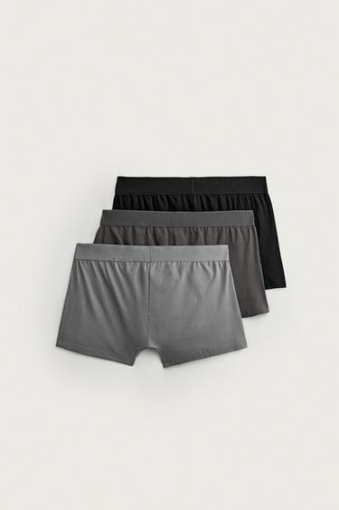 RIB BOXER BRIEFS 3-PACK — various 2