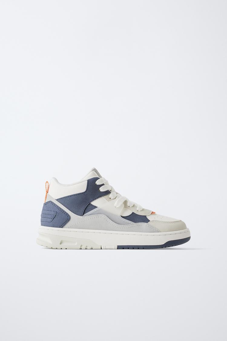 マルチパーツ付きハイカットスニーカー - マルチカラー | ZARA Japan 