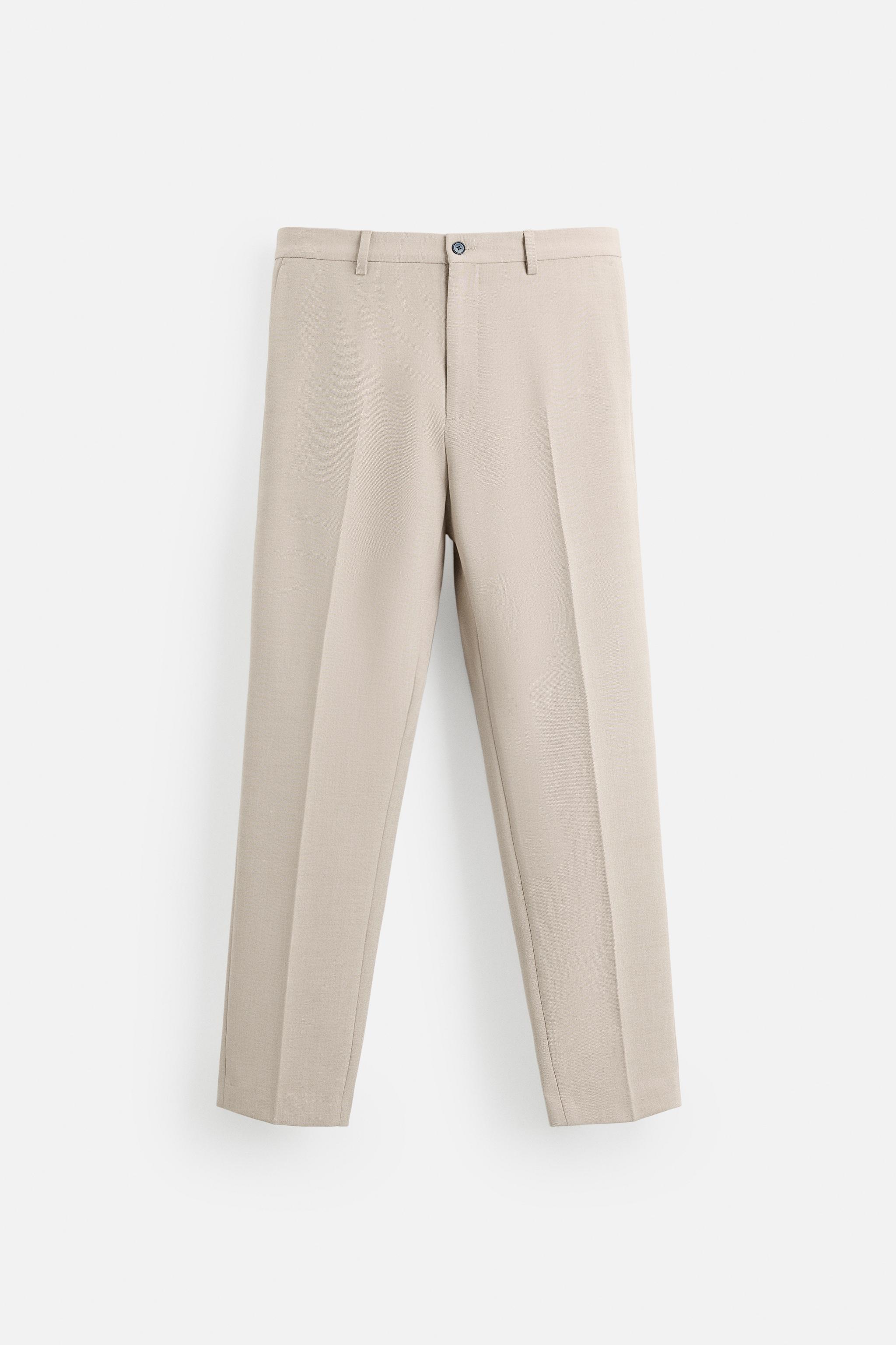 SLIM FIT スーツパンツ - 空色 | ZARA Japan / 日本