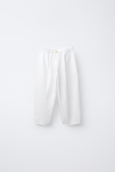 PANTALÓN RECTO - Crudo de Zara