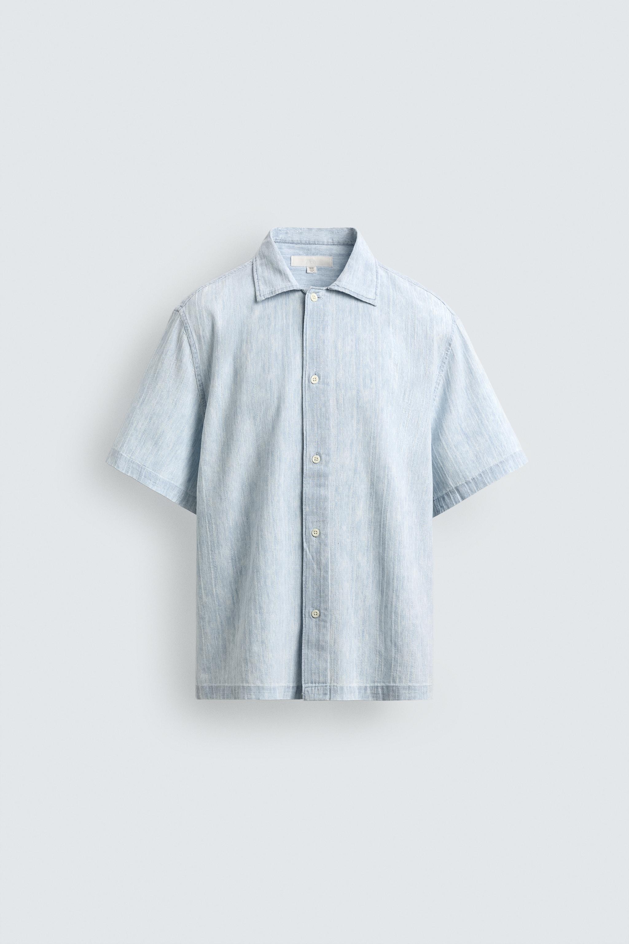 CHEMISE STRUCTURÉE LAVÉE