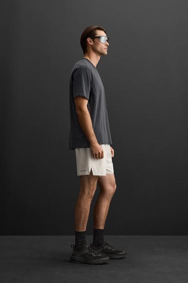 SHORT STRUCTURE RUNNING - Blanc cassé de Zara - Image 3