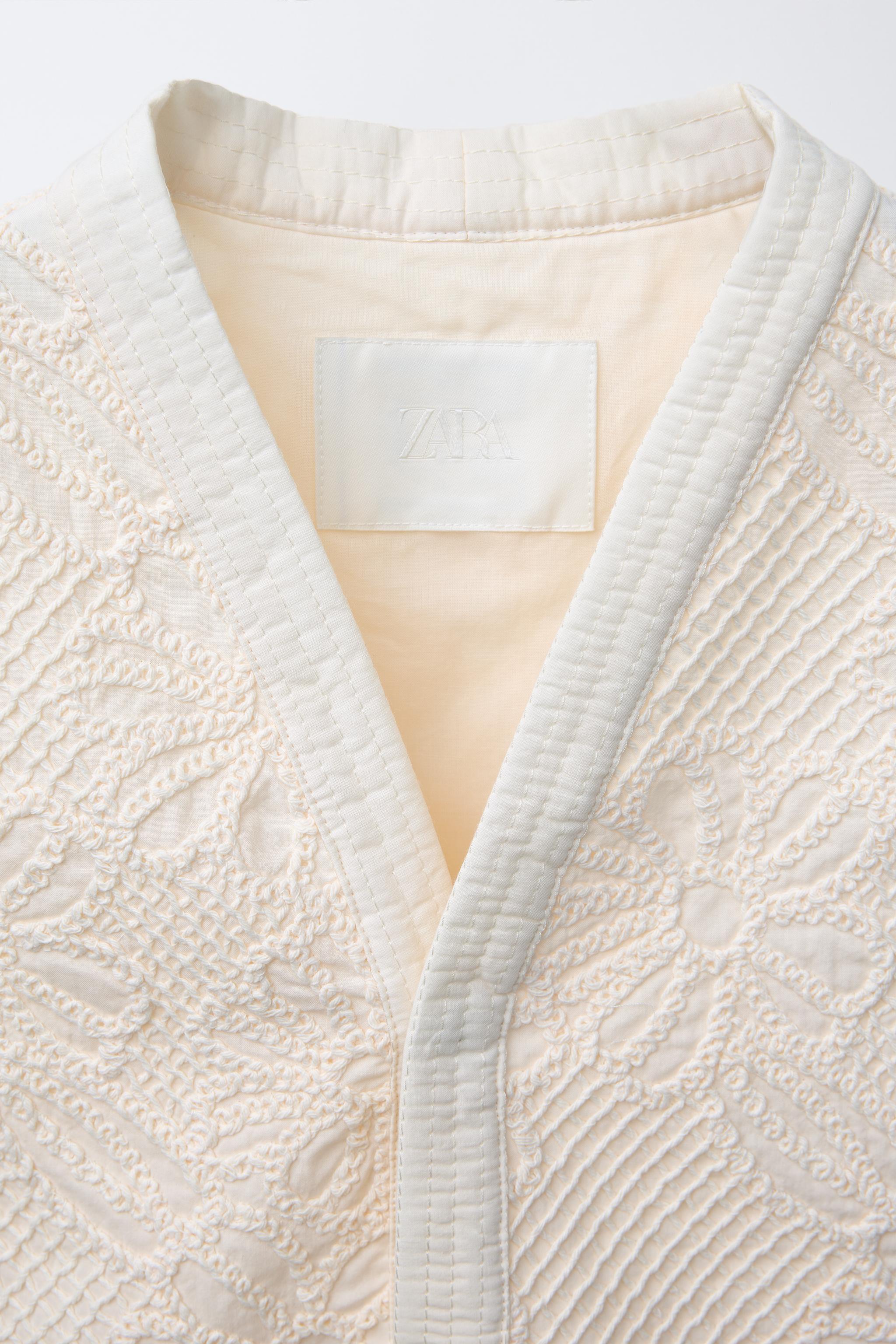 CROCHET VEST - Ecru | ZARA United States