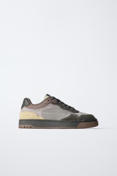 GECOMBINEERDE LAGE SNEAKERS - Veelkleurig van Zara