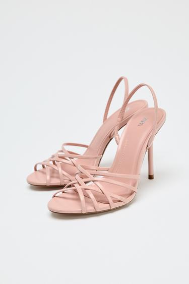 STRAPPY SANDALS - Pink by Zara - Image 3