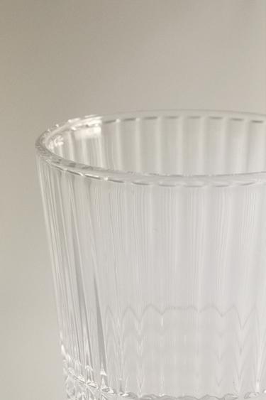 RAISED DESIGN GLASS TUMBLER - 990 by Zara - Image 4