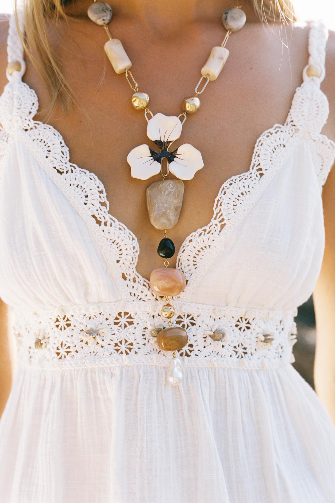 CROCHET AND BEAD TOP