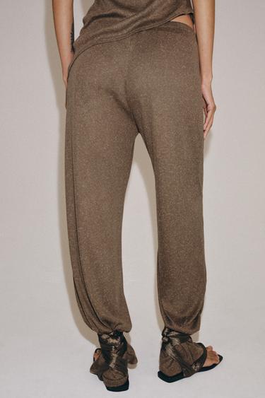 PANTALON DROIT RUSTIQUE - Marron de Zara - Image 2