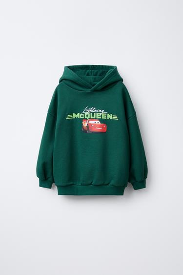 CARS LIGHTNING MCQUEEN © DISNEY PRINTED HOODIE - زجاجي الخاص بـ Zara - صورة 0