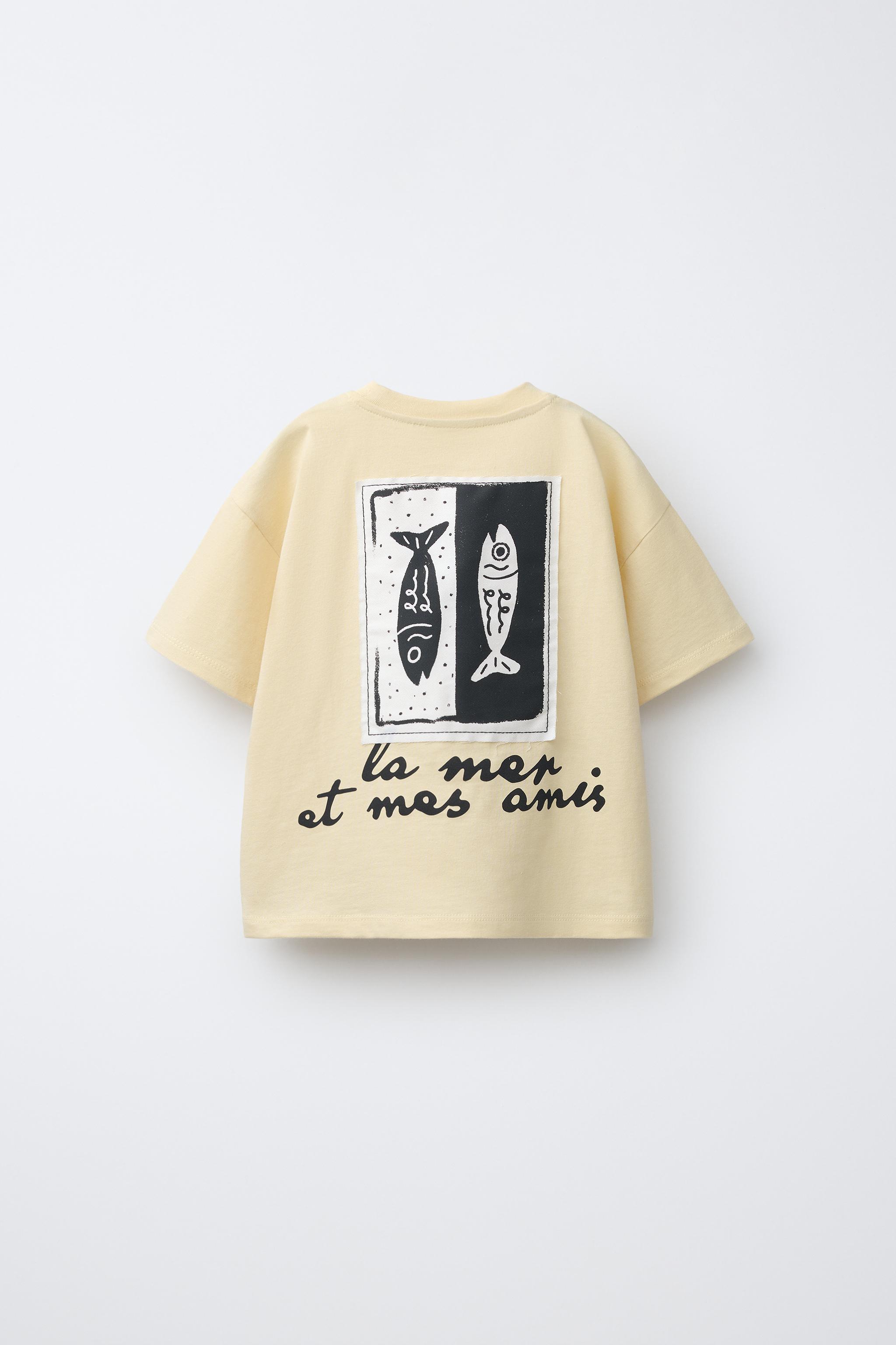 SARDINE PRINT T-SHIRT