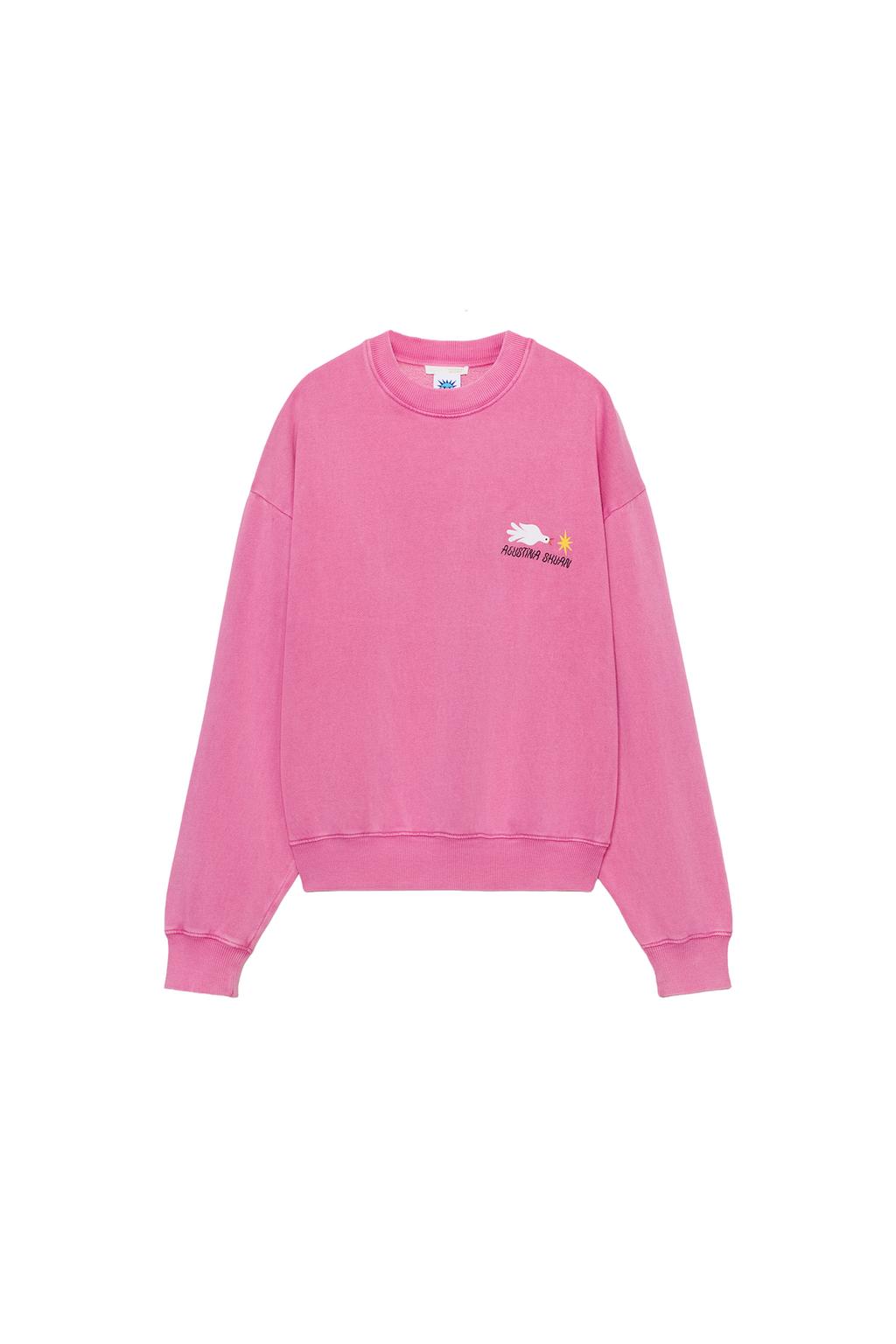 AGUSTINA SHUAN PRINT WASHED EFFECT SWEATSHIRT - image 3