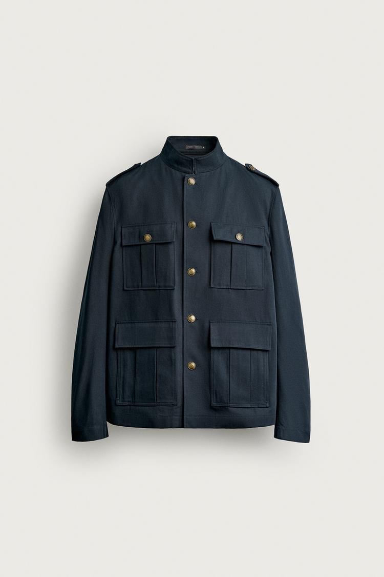 RELAXED FIT POCKET JACKET