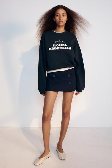 SUDADERA TEXTO - Marino de Zara