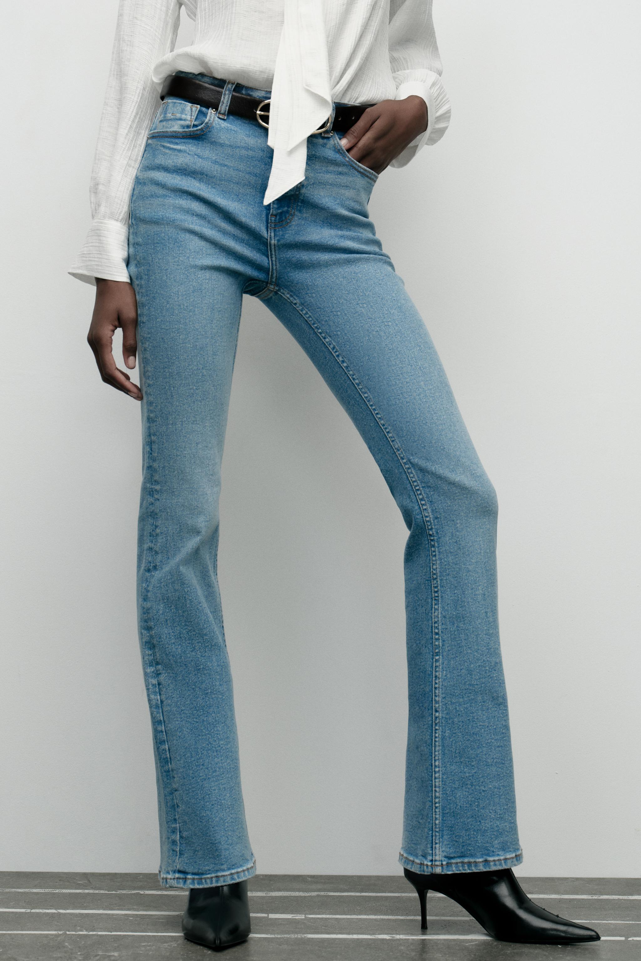 Zara jeans flare femme sale