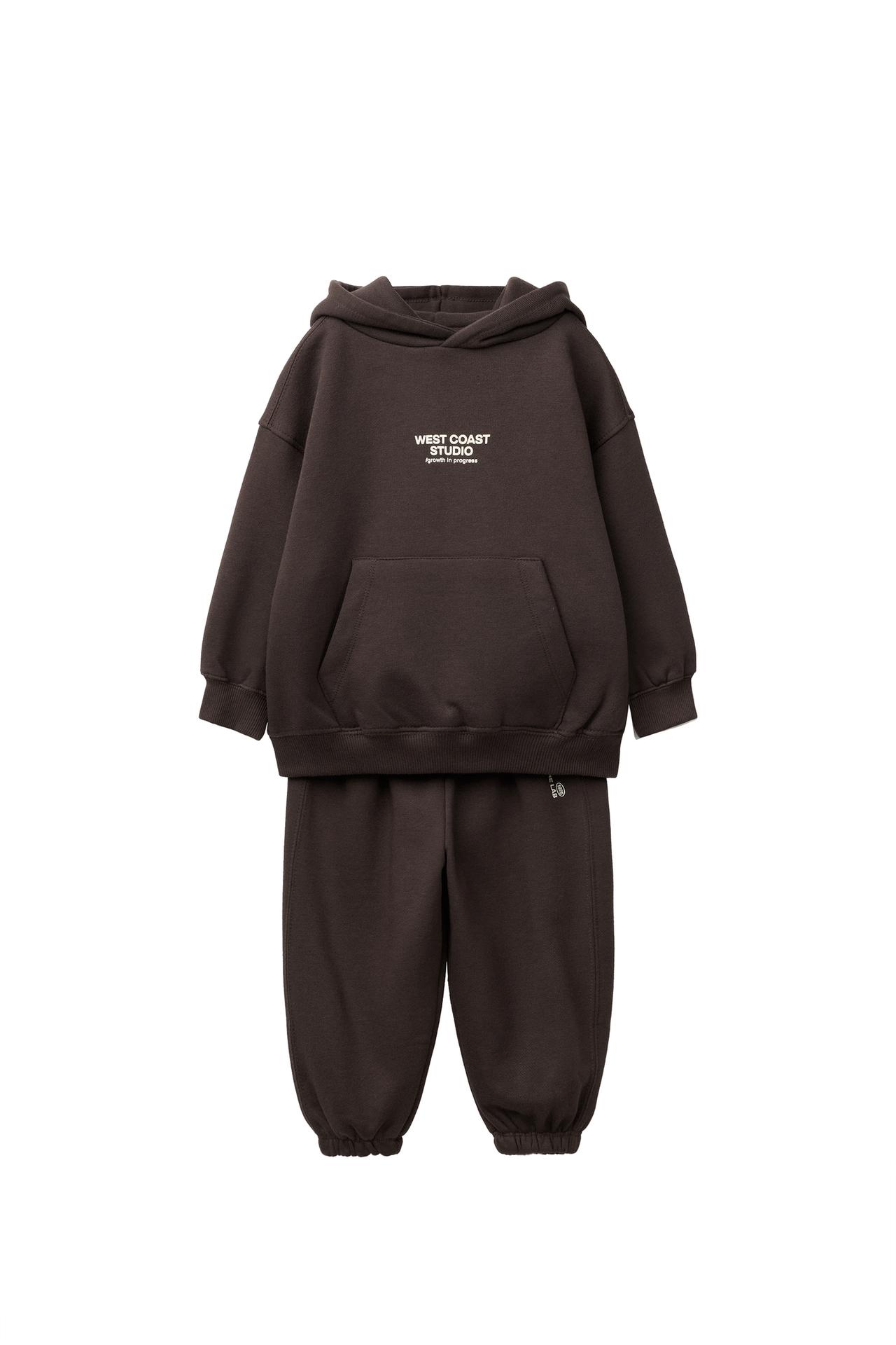 TEXT HOODIE AND JOGGERS SET