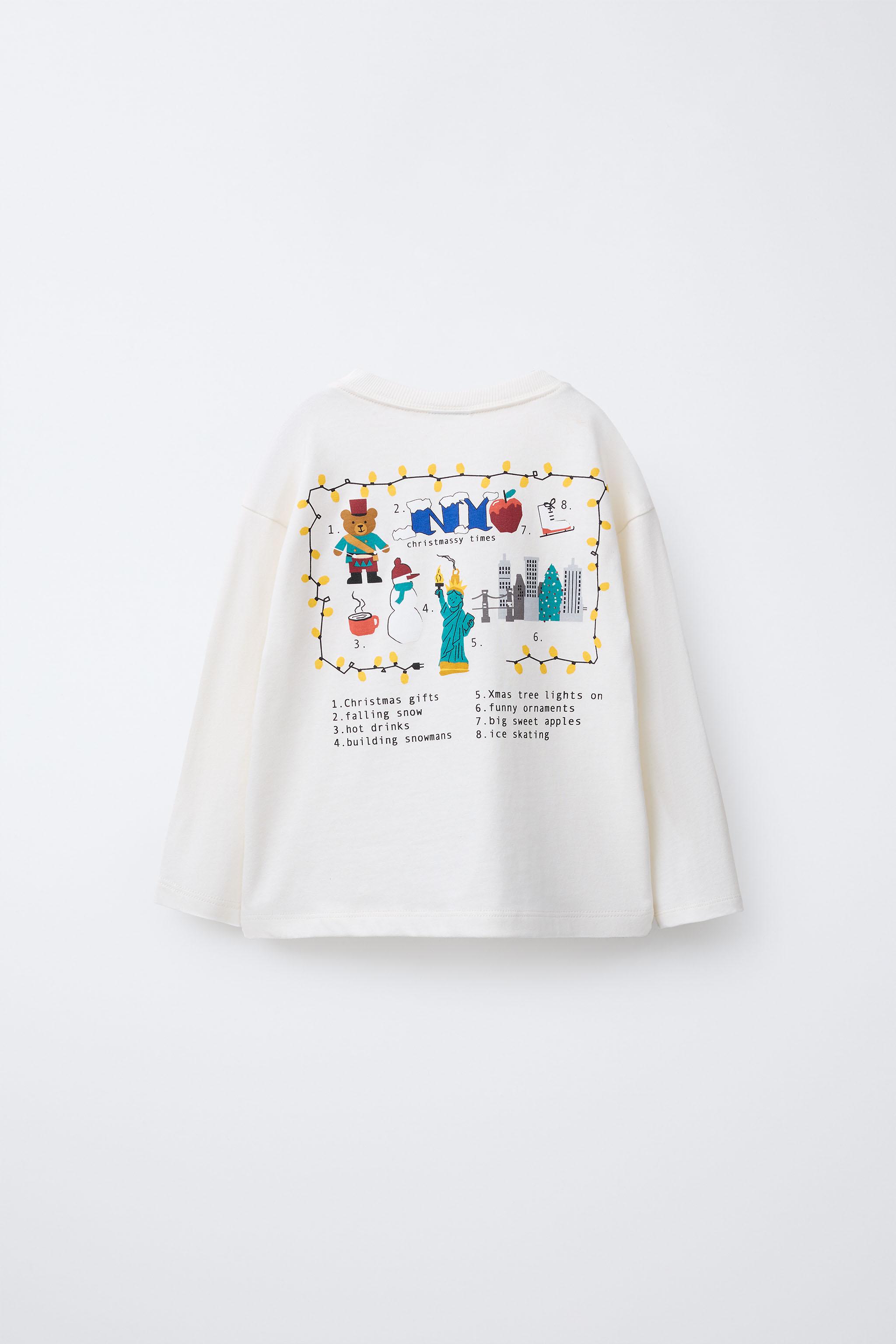 NEW YORK CITY TEXT PRINT T-SHIRT