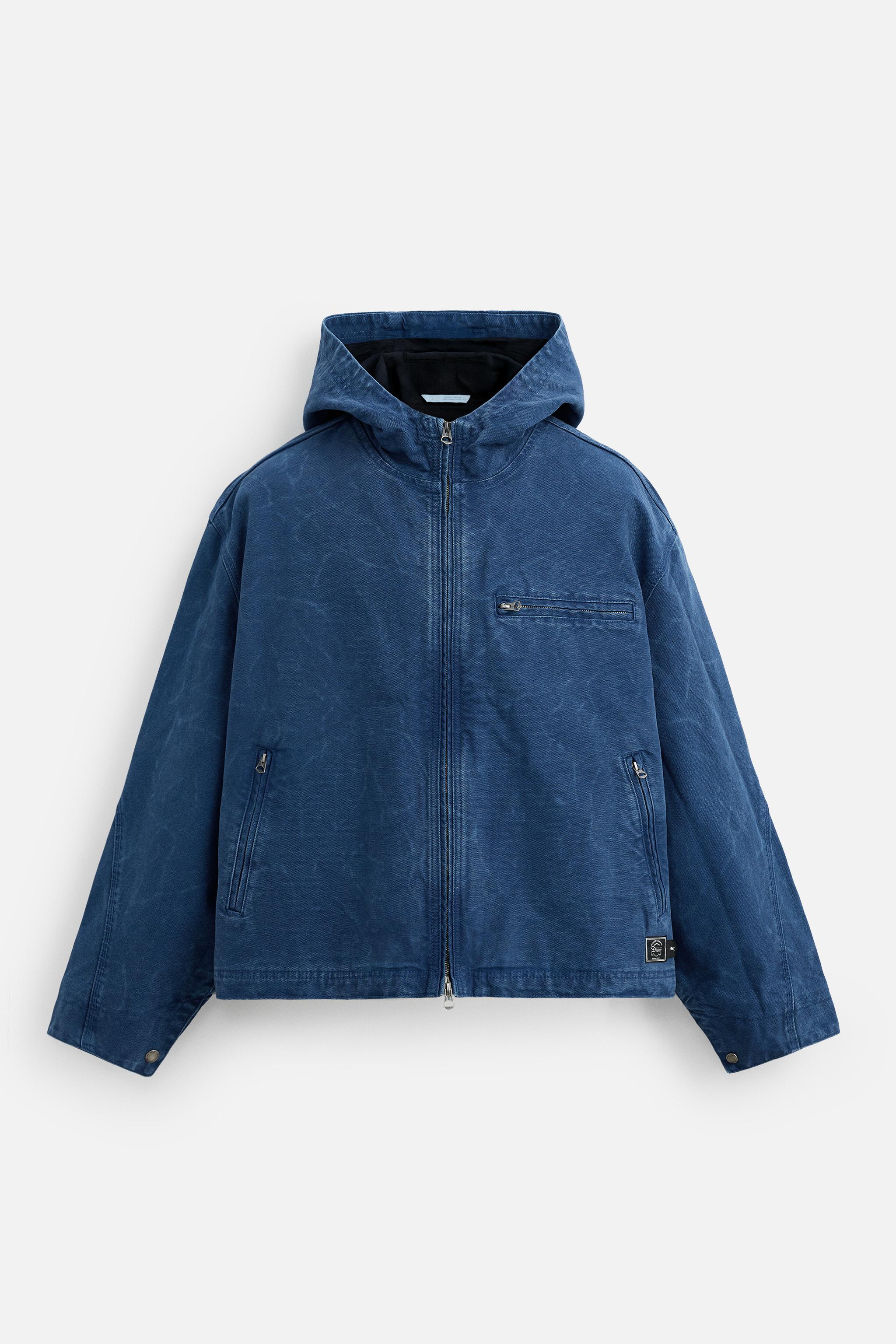RELAXED FIT WRINKLE WASH JACKET