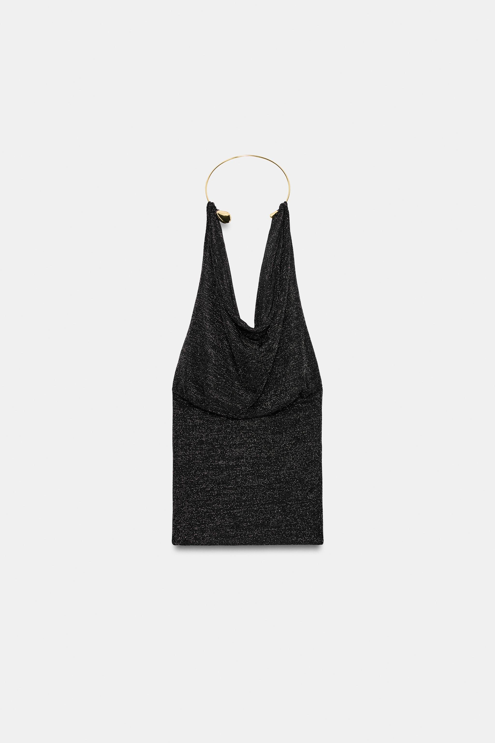 METALLIC CHOKER TOP