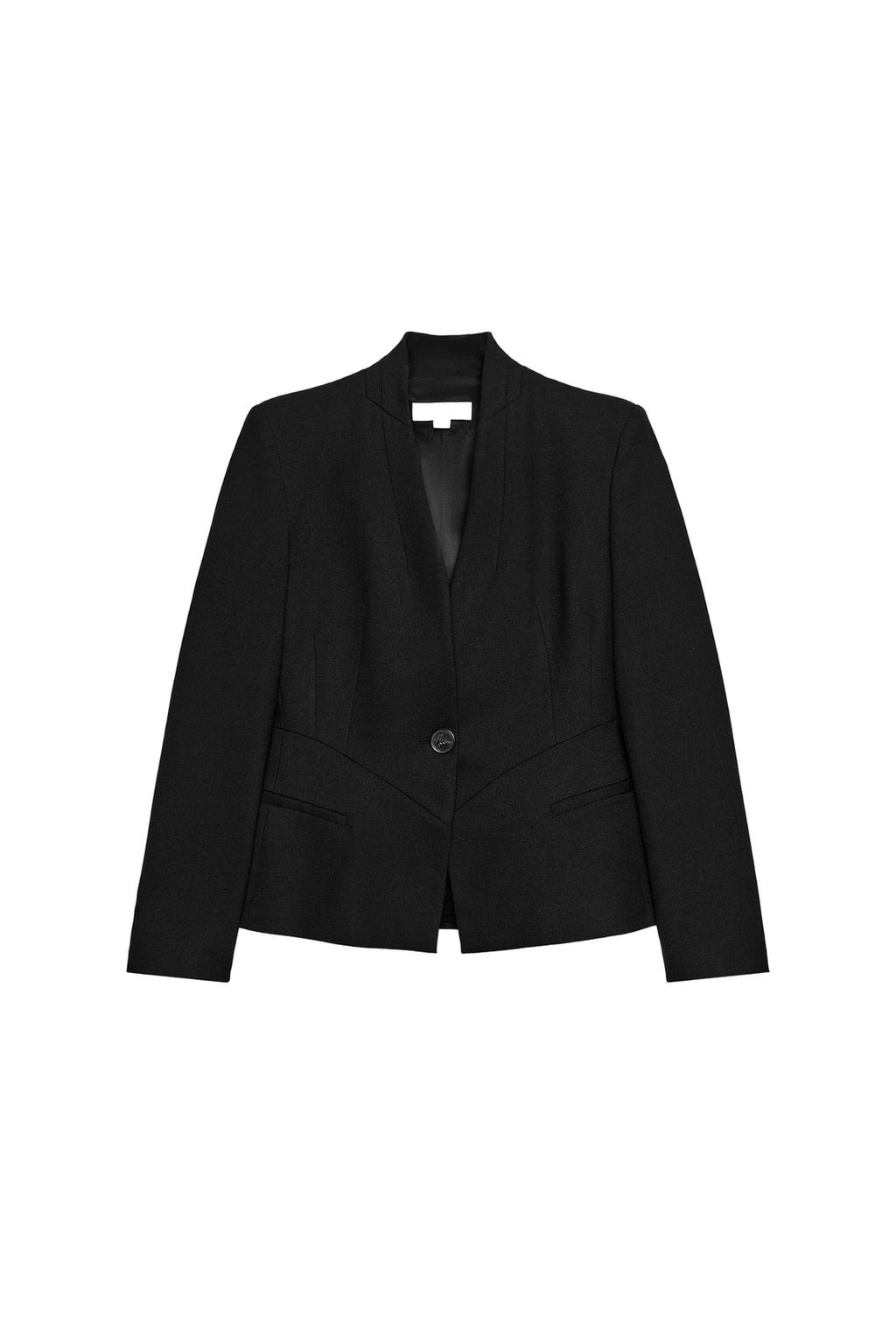 TAILORED BLAZER WITH SHOULDER PADS