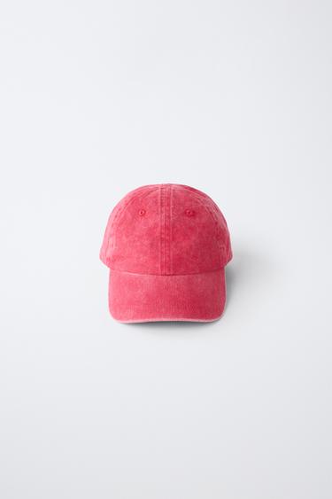 GORRA EFECTO LAVADO - Rojo de Zara