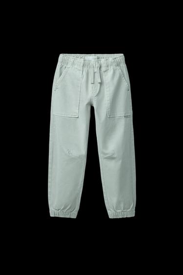 SUPER STRETCH JOGGERS - Sea green by Zara - Image 0
