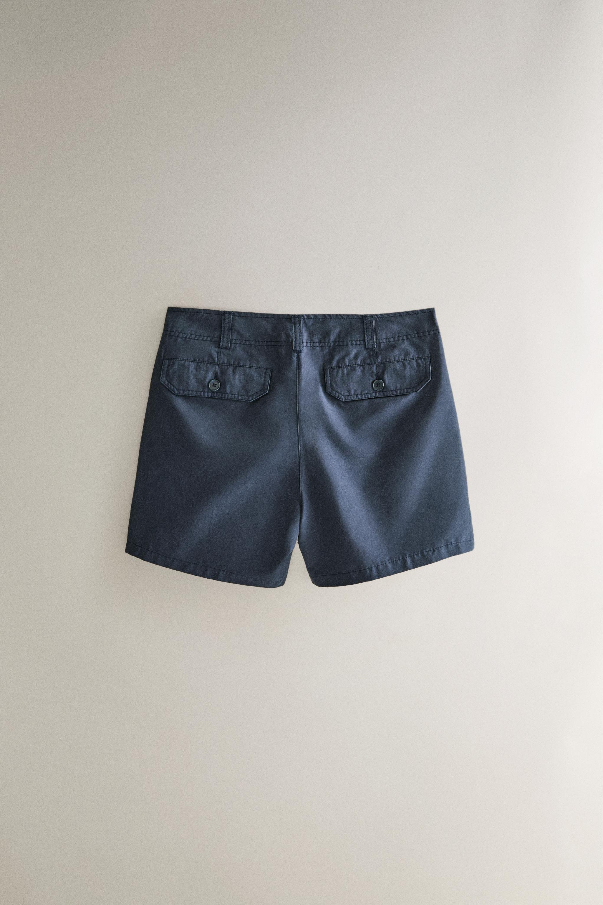 COTTON BERMUDA SHORTS