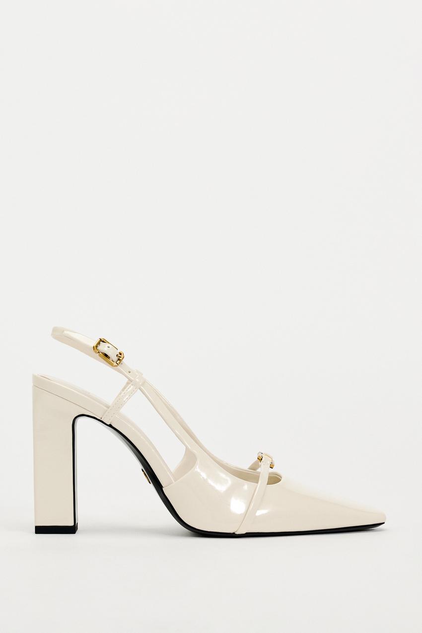 Block heel shoes zara Clearance