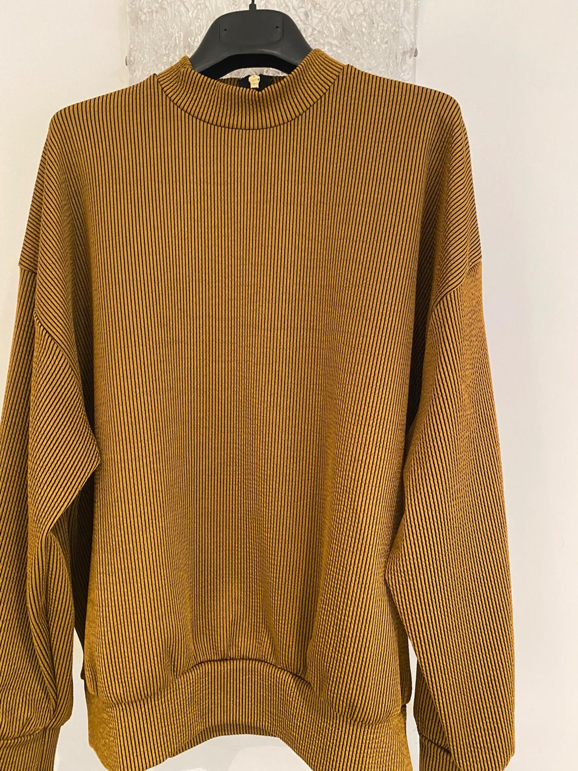 STRIPED JACQUARD SWEATSHIRT - Image 5