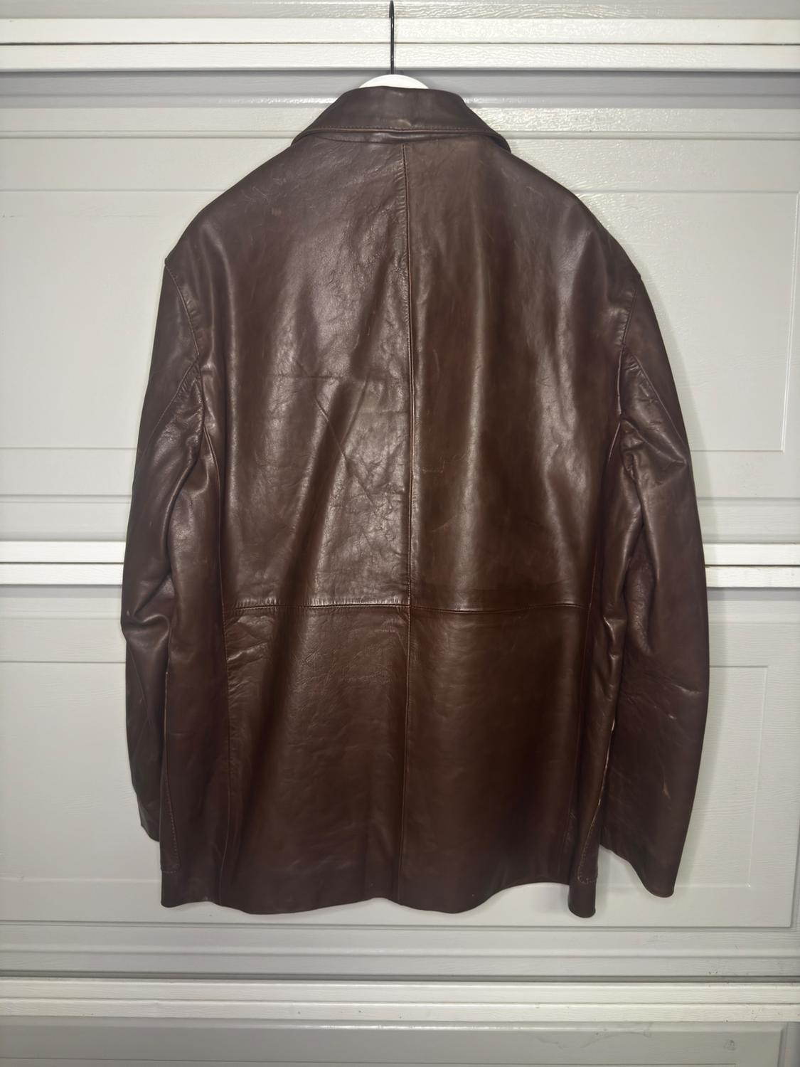LIMITED EDITION LEATHER BLAZER - Image 6
