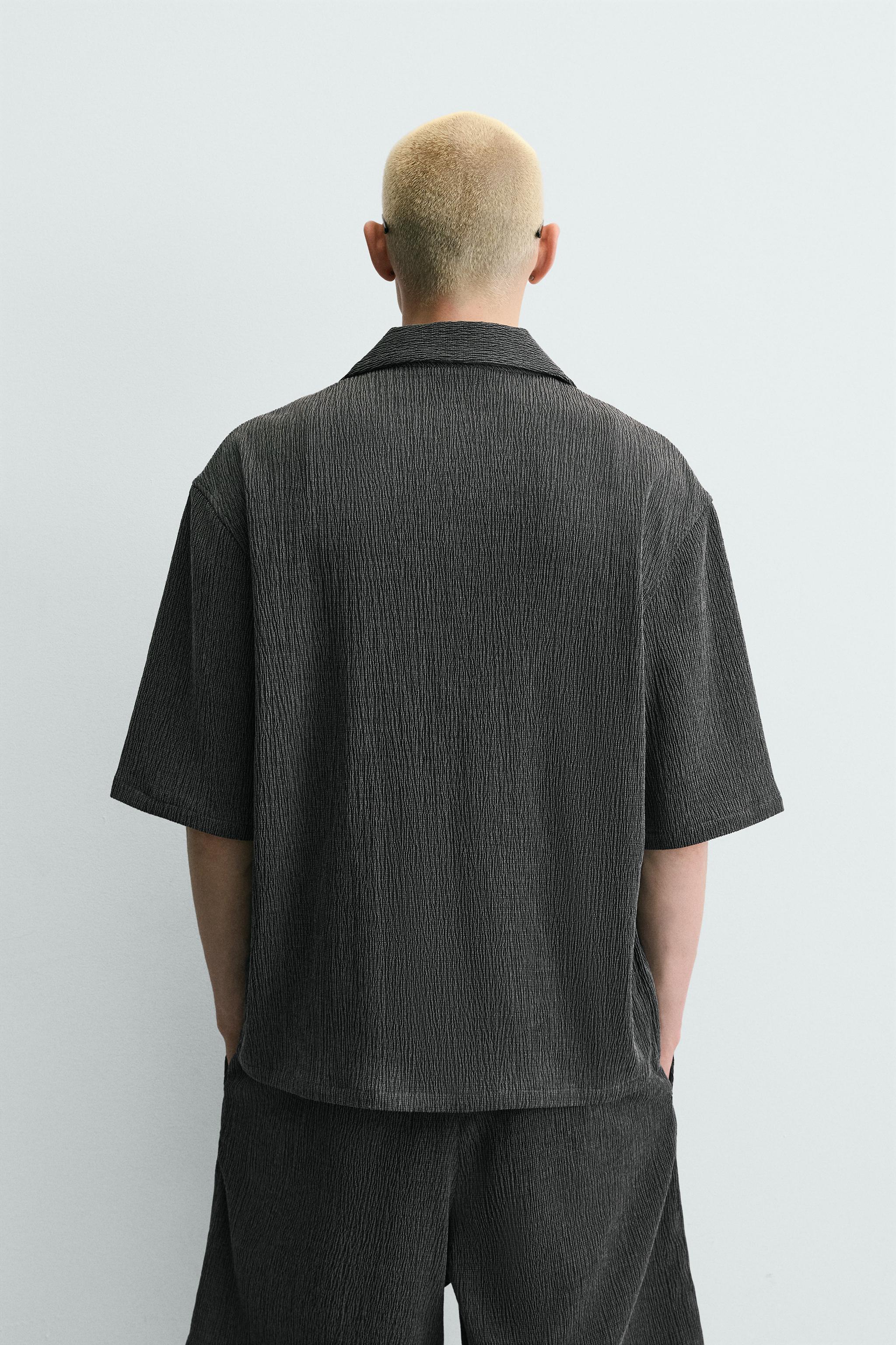 TEXTURED RELAXED FIT SHIRT