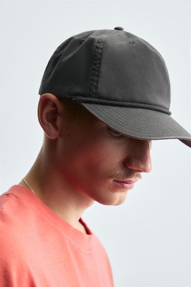 WASHED CORD CAP - Petrol blue by Zara - Image 2