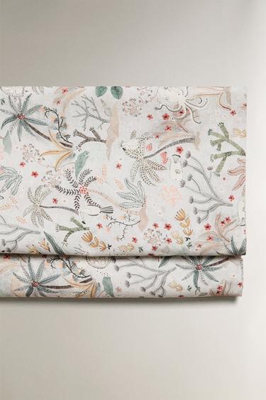 Zara CHILDREN’S SEA PRINT FLAT SHEET - Multicolored