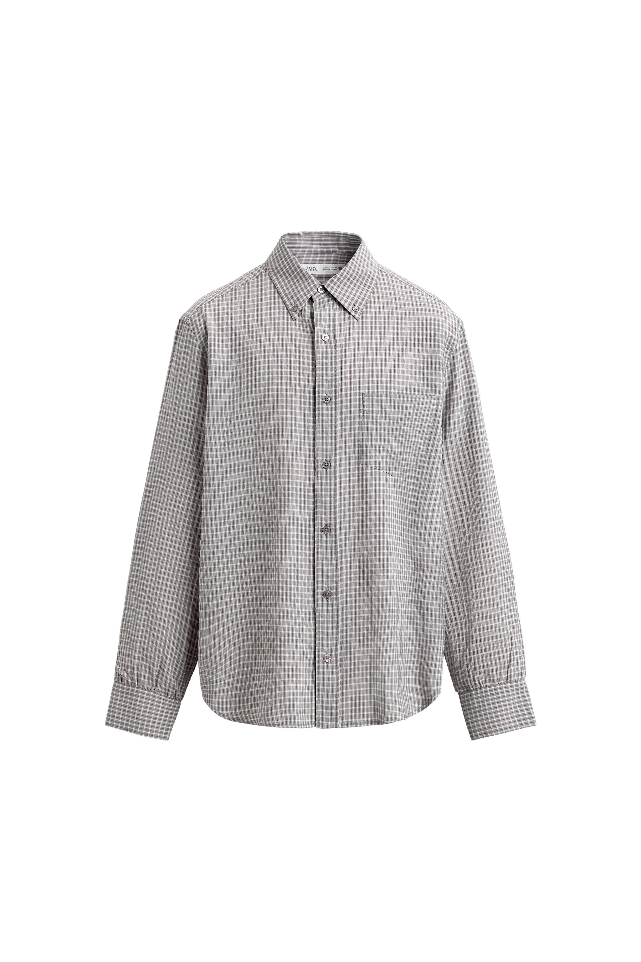 DOKULU KARELİ GÖMLEK