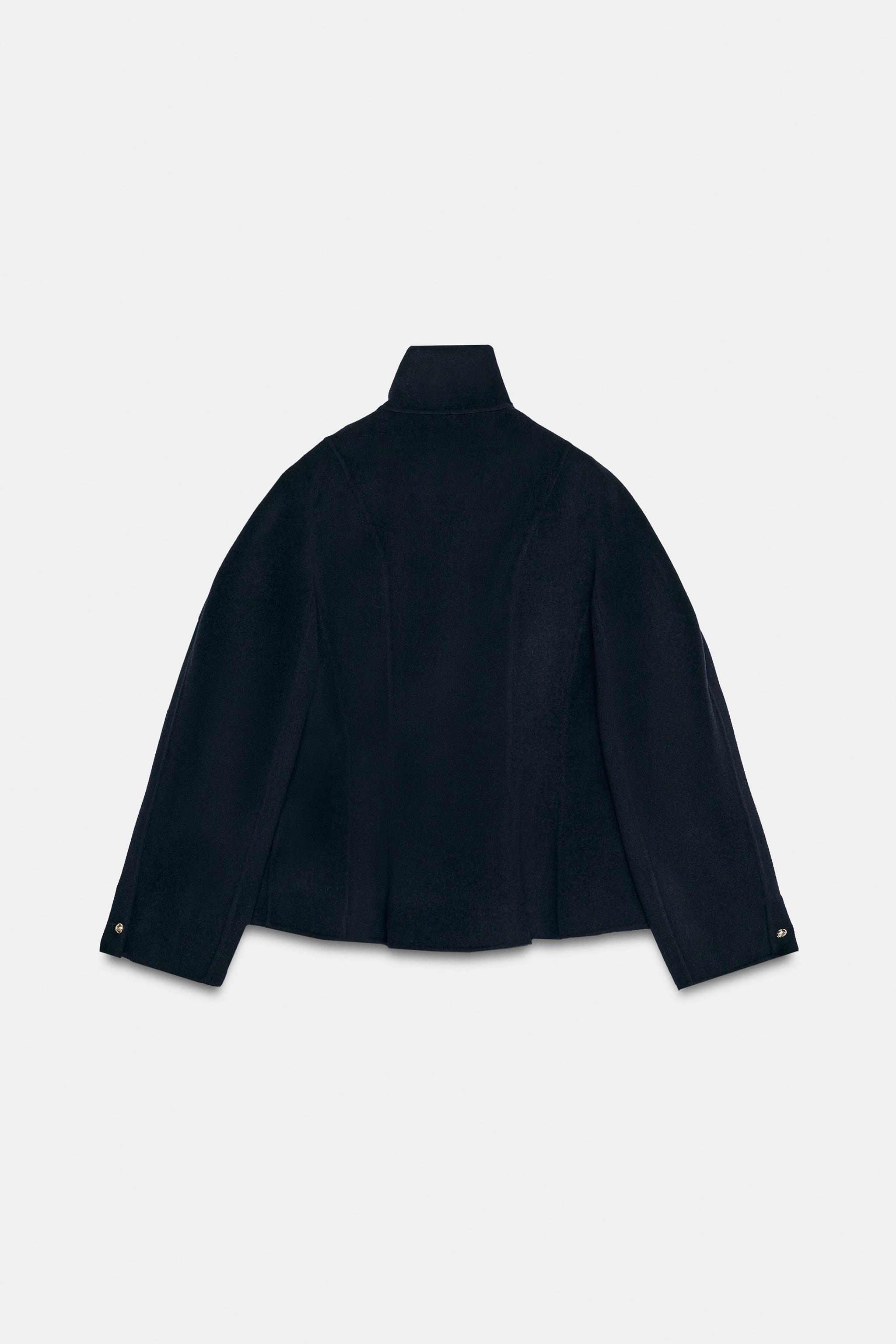 ZW COLLECTION WOOL-BLEND BUTTON JACKET