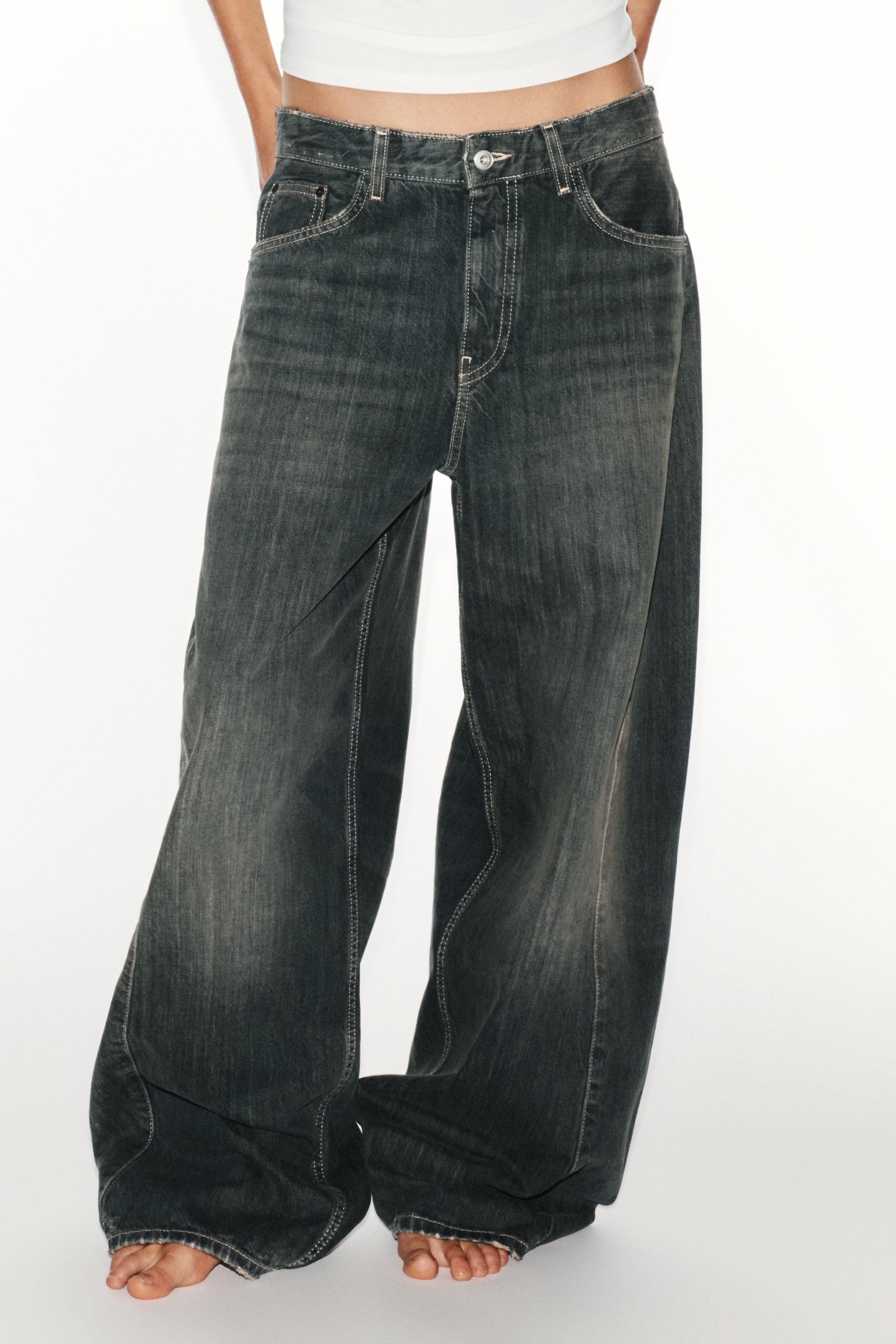 JEAN TRF BAGGY OVERSIZE COUTURES TAILLE NORMALE