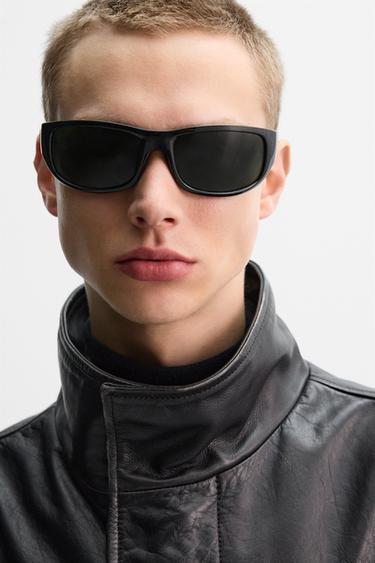 LEATHER JACKET - LIMITED EDITION - Brown by Zara - Image 5