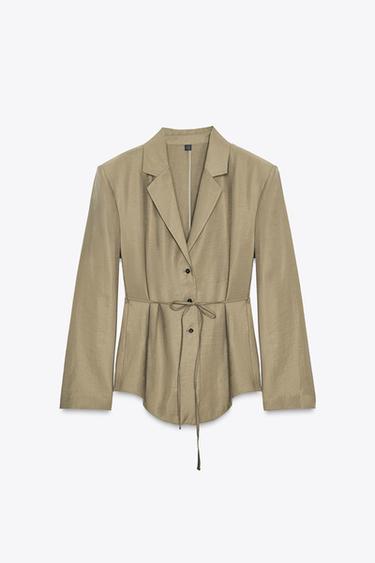 VATKALI İNCE KEMERLİ BLAZER