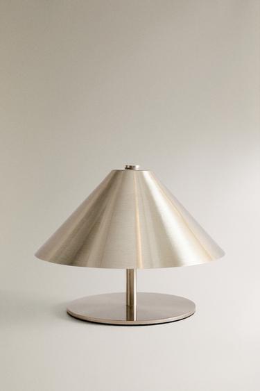 Zara CORDLESS IRON TABLE LAMP - Silver
